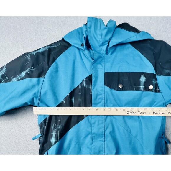 Ride Snowboards Jacket Youth XL 14-16 Blue Black Hydrapel Boys Girls Winter Ski - Picture 6 of 16